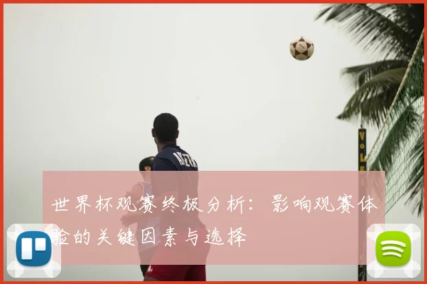 世界杯观赛终极分析:影响观赛体验的关键因素与选择