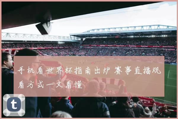 手机看世界杯指南出炉 赛事直播观看方式一文看懂