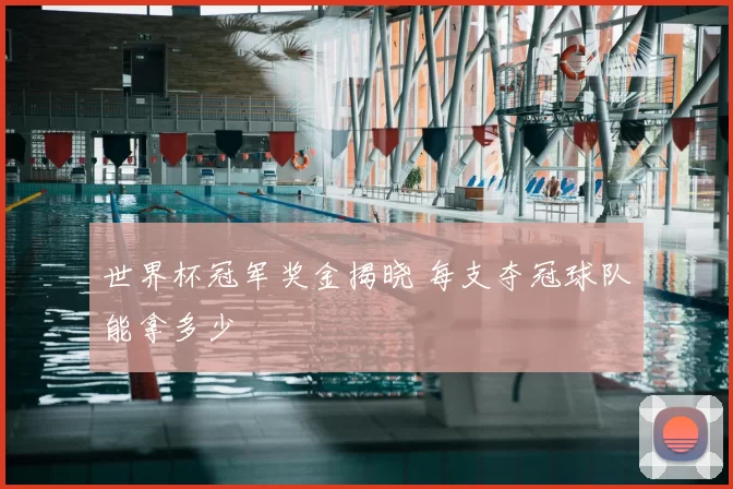 世界杯冠军奖金揭晓 每支夺冠球队能拿多少